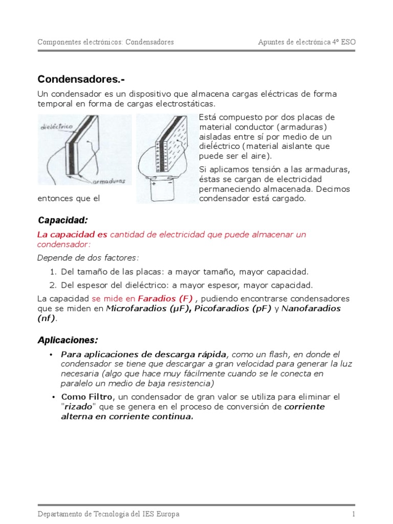 Condensadores