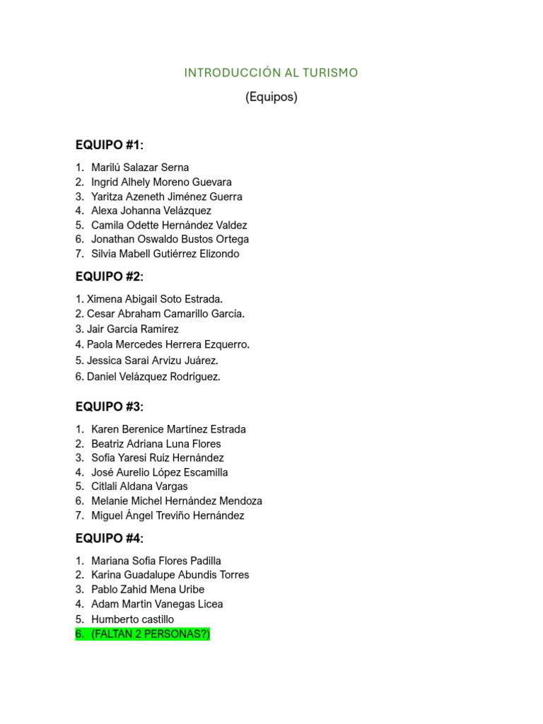 Itur (Equipos) | PDF