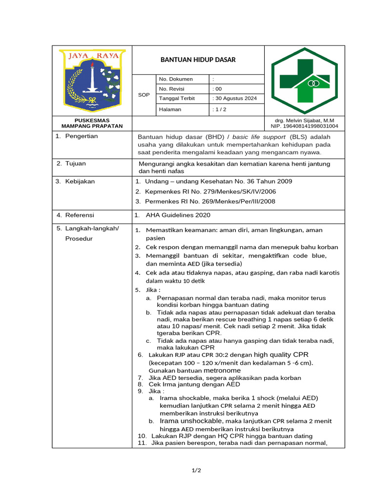 Tugas Sop BHD | PDF