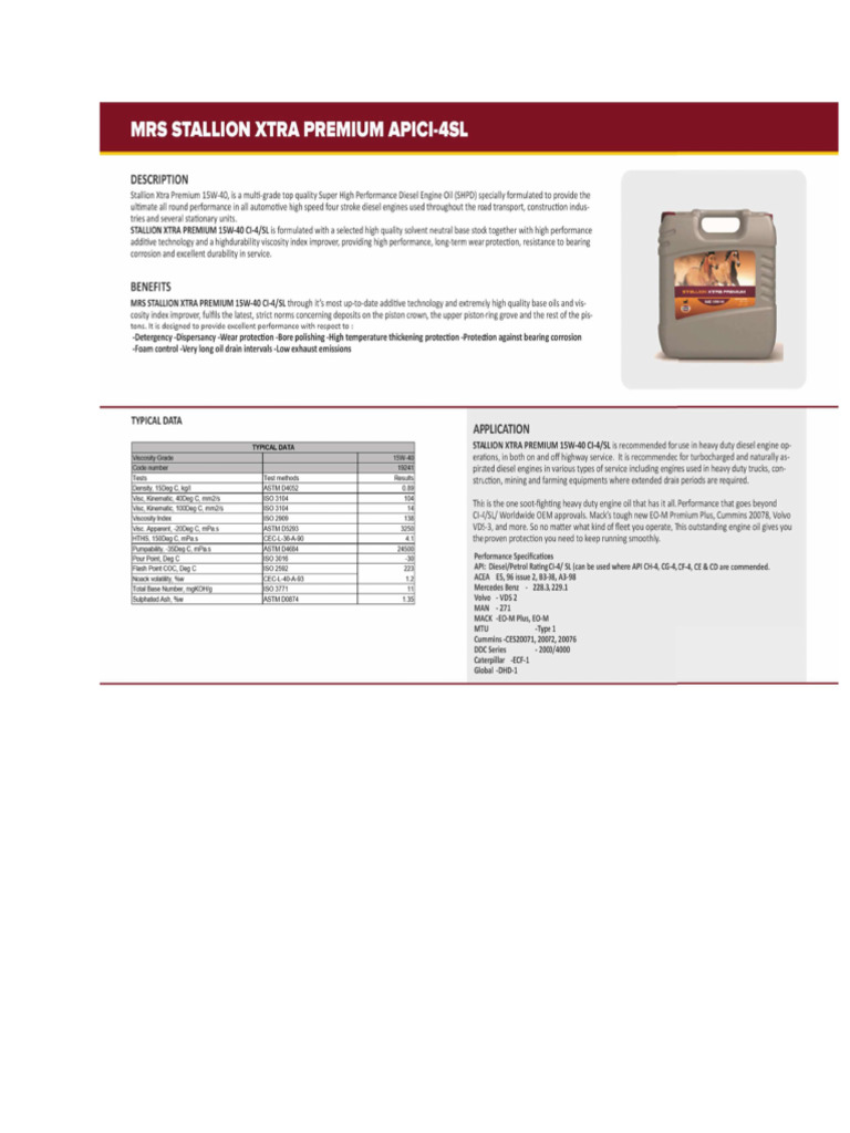 Stallion Extra Premium | PDF