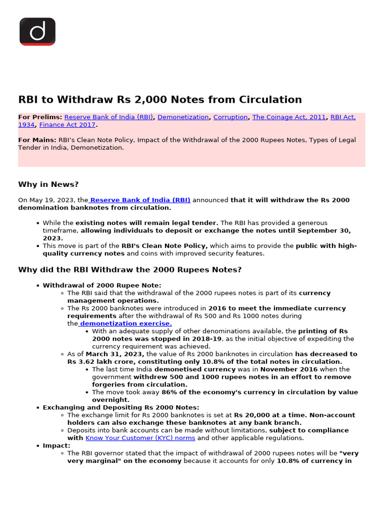 2000 Currency | PDF