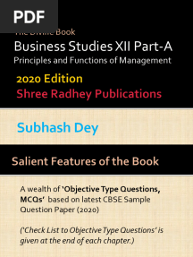 CH-2 PRINCIPLES OF MANAGEMENT Subhash Dey's