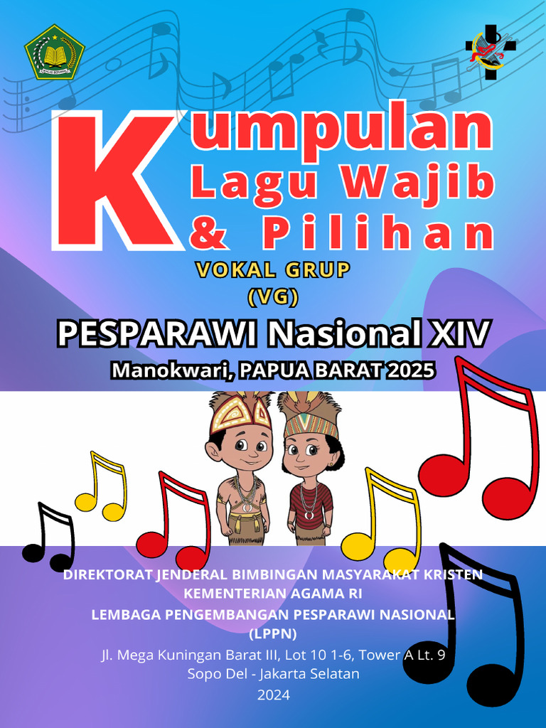 Kumpulan Lagu Vokal Group Pesparawi Nasional | PDF
