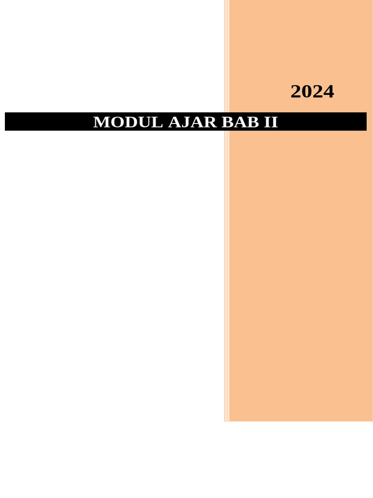MODUL AJAR BAB II PENDIDIKAN PANCASILA New | PDF