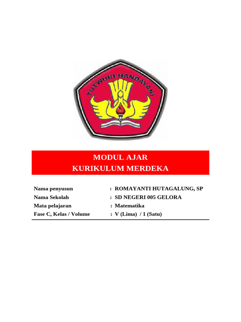 Modul Ajar MTK Volume 1 Bab 1 | PDF