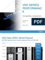VNX Series Performanc E: Competitive Comparison