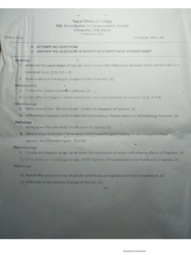 25th Batch Questions | PDF