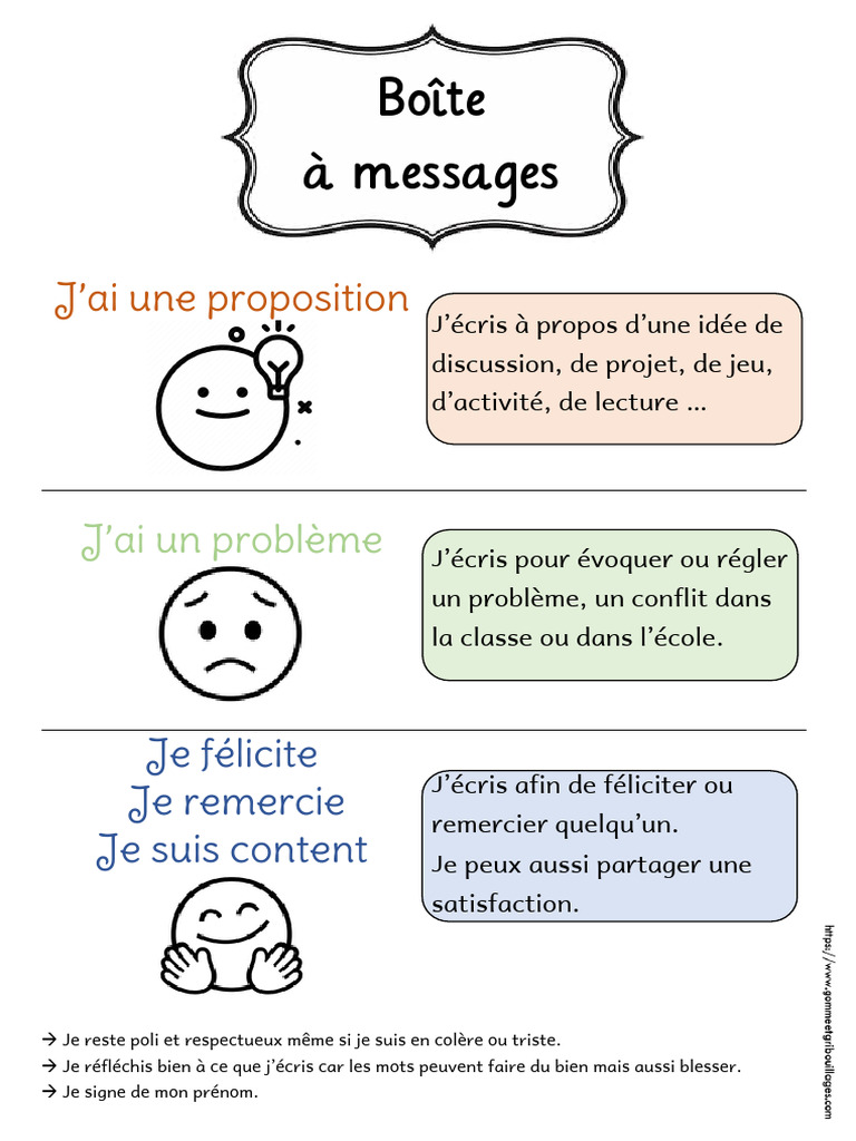 Boite A Messages - GetG | PDF