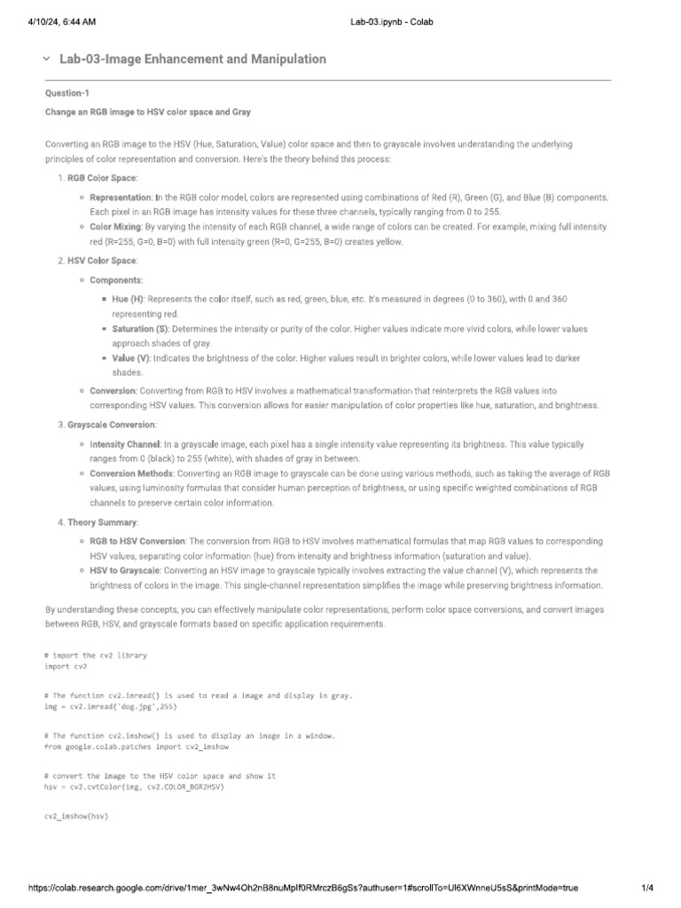 Lab 03 | PDF