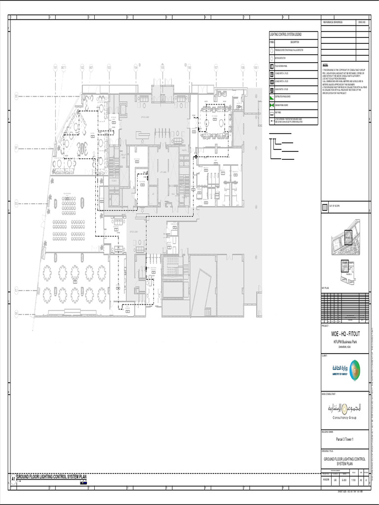 Moe - HQ - Fitout: Ground Floor Lighting Control System Plan | PDF