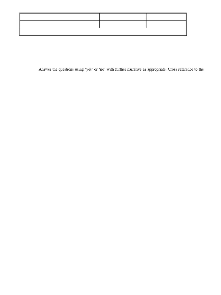 Internal Control Questionnaire Pdf