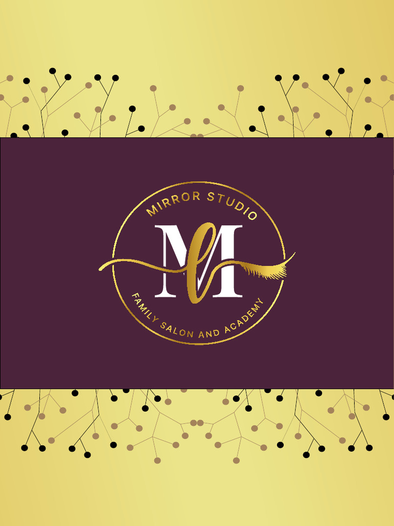Mirror Studio Menu Card (22!07!2023) | PDF