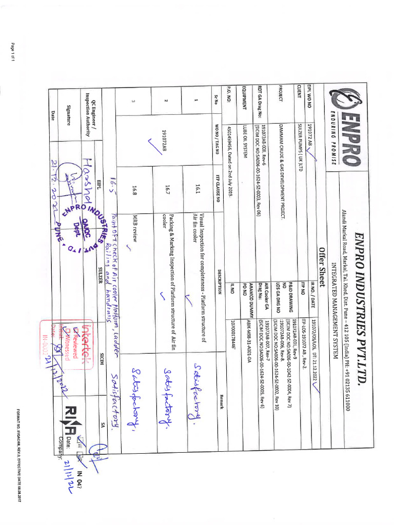 Offer Sheet & IR 21.12.22 | PDF