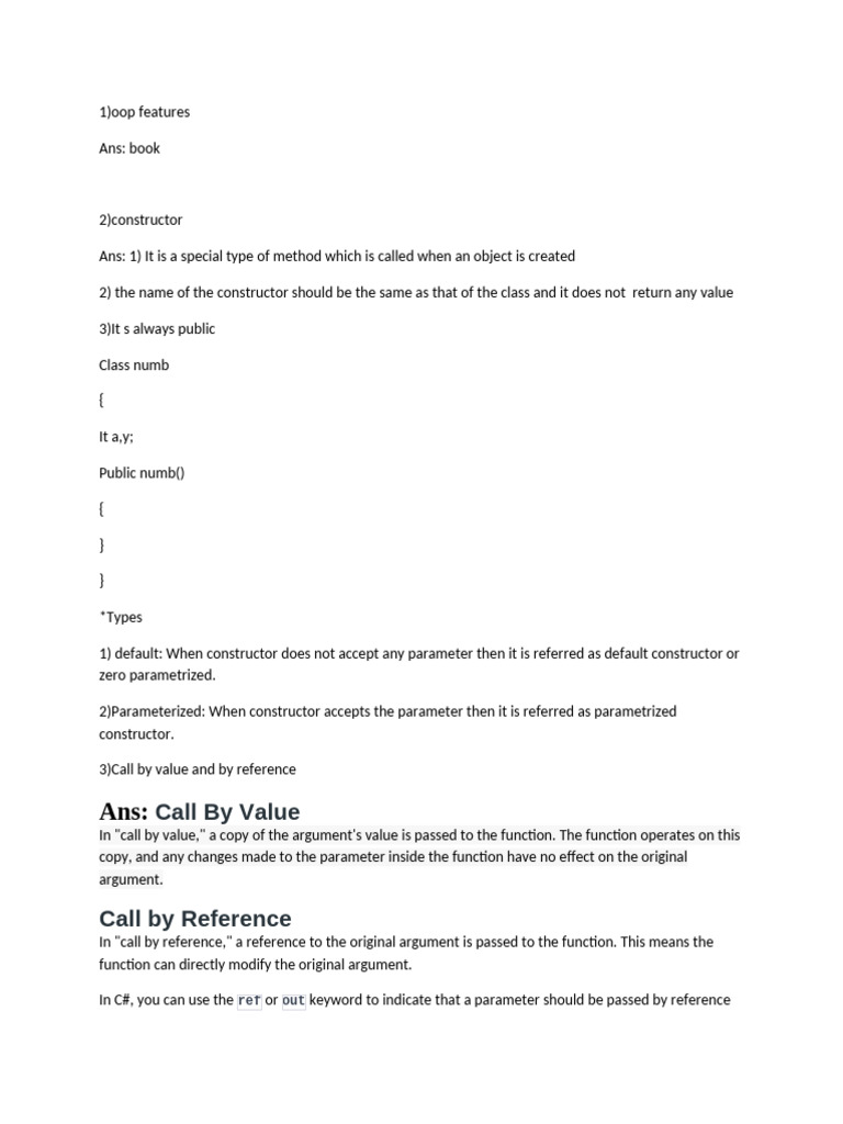 Chapter 2 | PDF | Inheritance (Object Oriented Programming) | Class ...