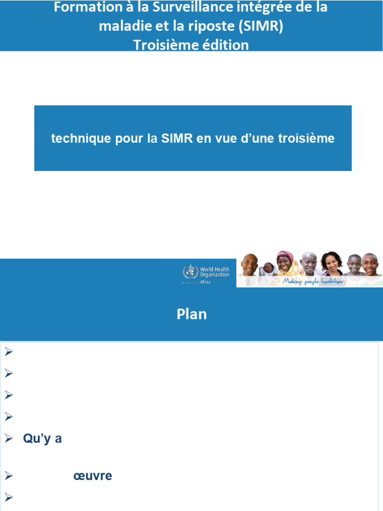 SIMR2 Principes SIMRAFRO Octobre2020 | PDF