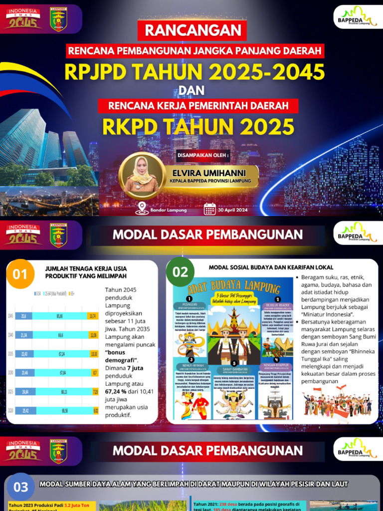 Tayang Paparan Kaban Musrenbang RPJPD | PDF
