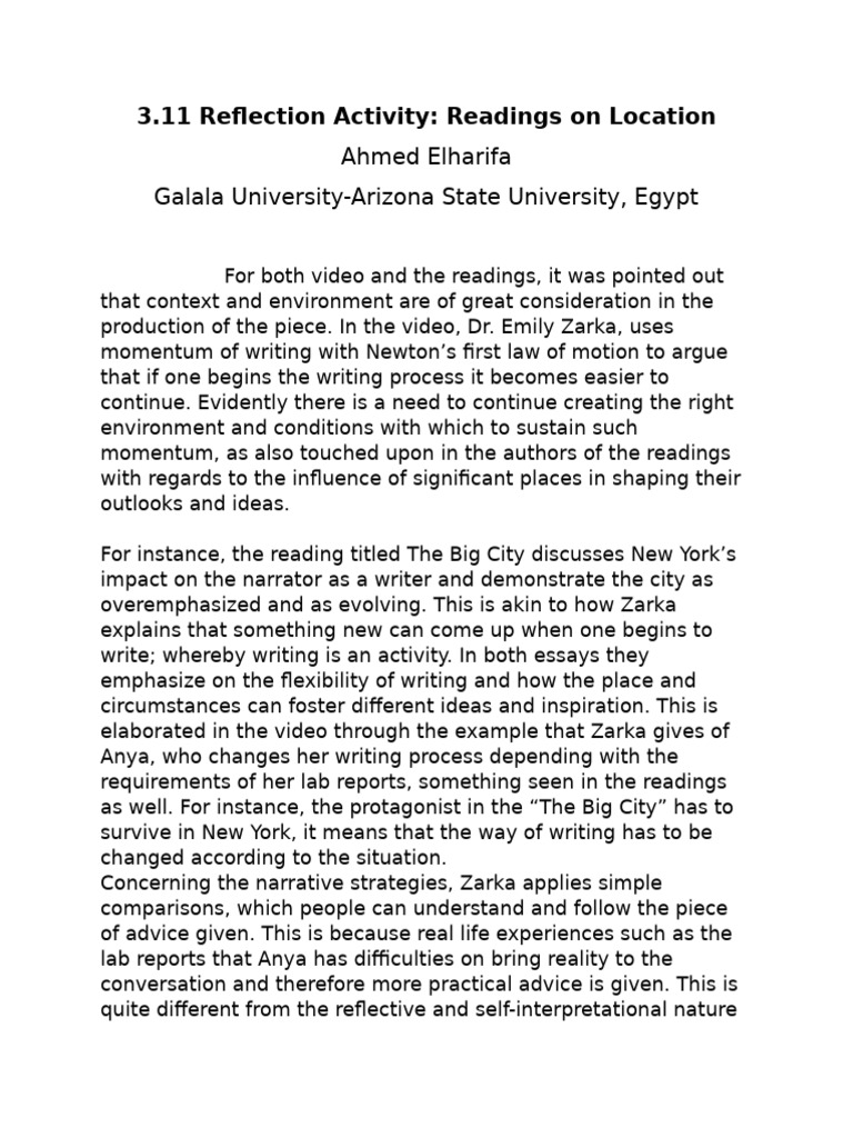 Writing Momentum and Environment Insights | PDF | Human Communication ...