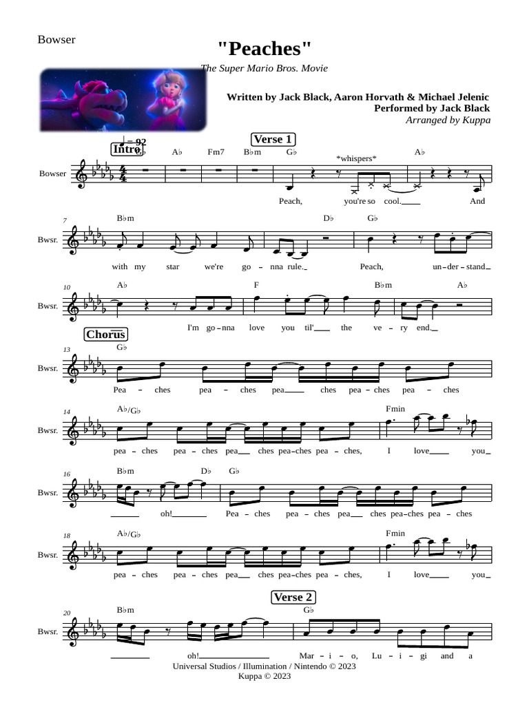 Peaches | PDF