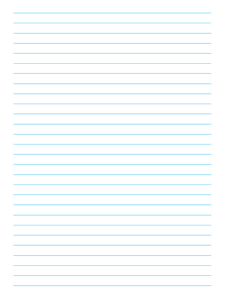 10mm Lined Paper Blue | PDF