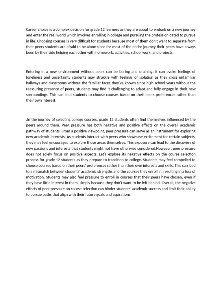 Career Choice I-WPS Office | PDF