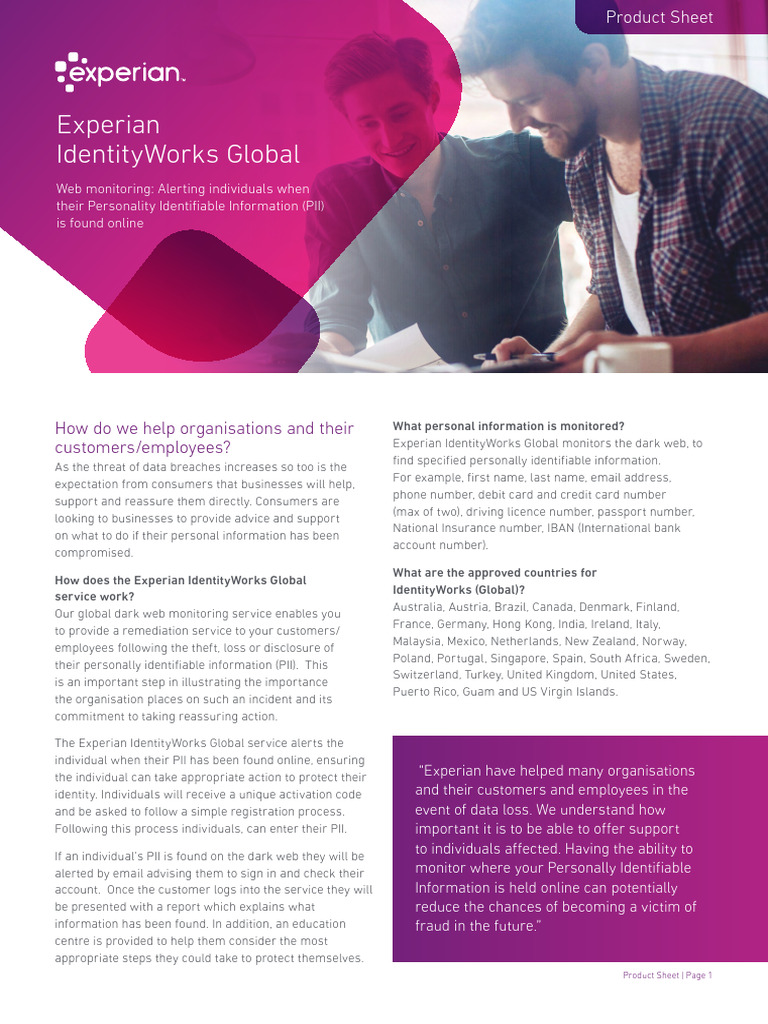 Free Experian Identity Works Activation Code