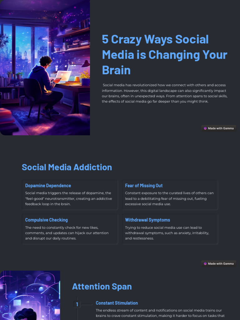 5 Crazy Ways Social Media Is Changing Your Brain | PDF | Popular ...