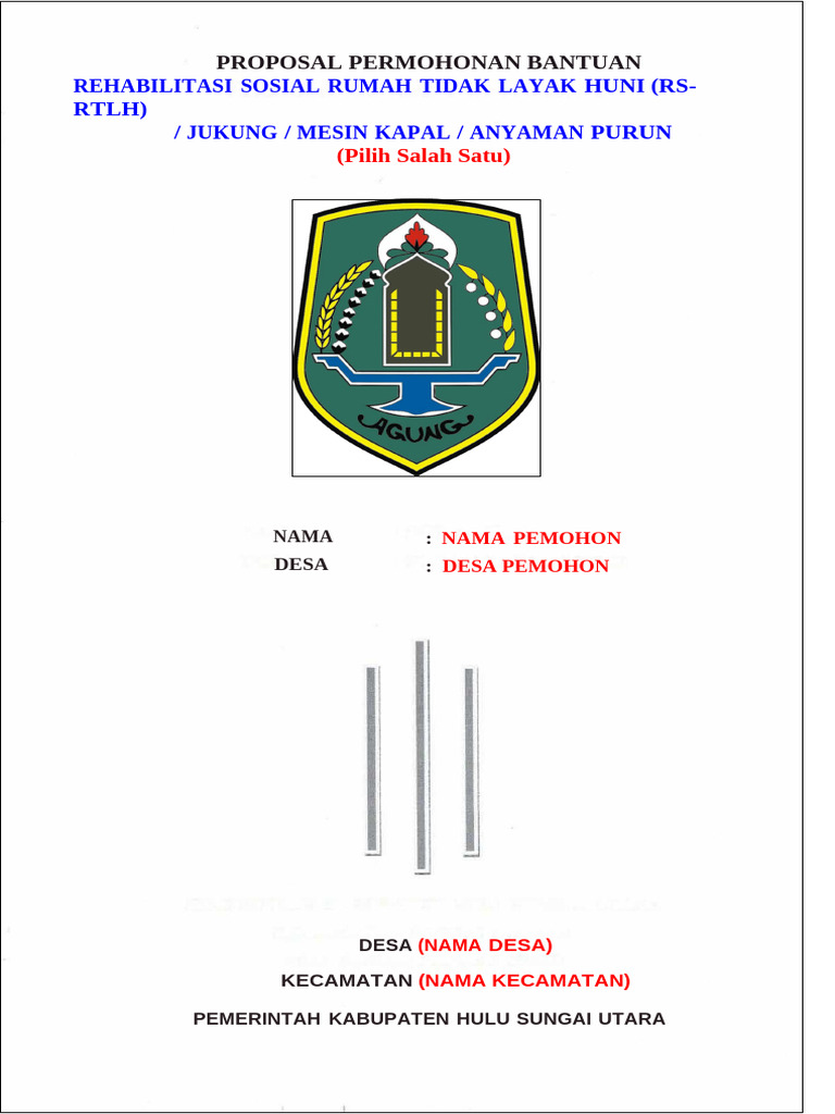Contoh Proposal Bansos 2023 Baru | PDF