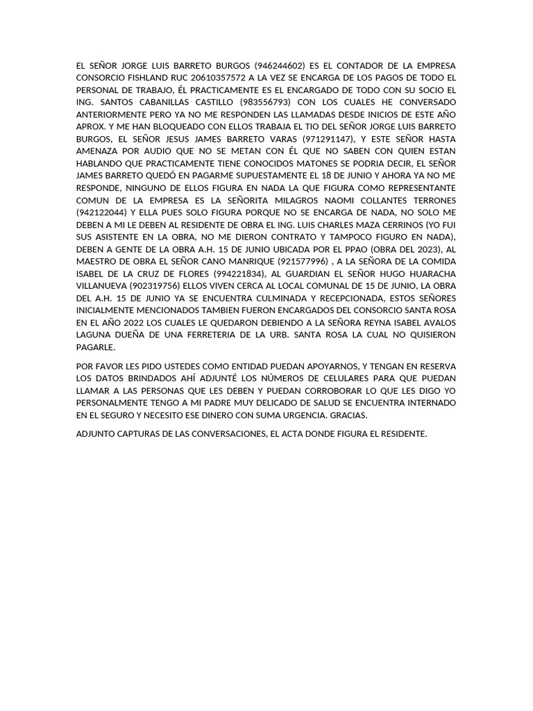 Consulta Tramite Sunafil