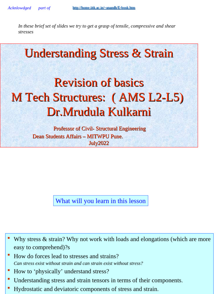 Understanding Stress and Strain | PDF