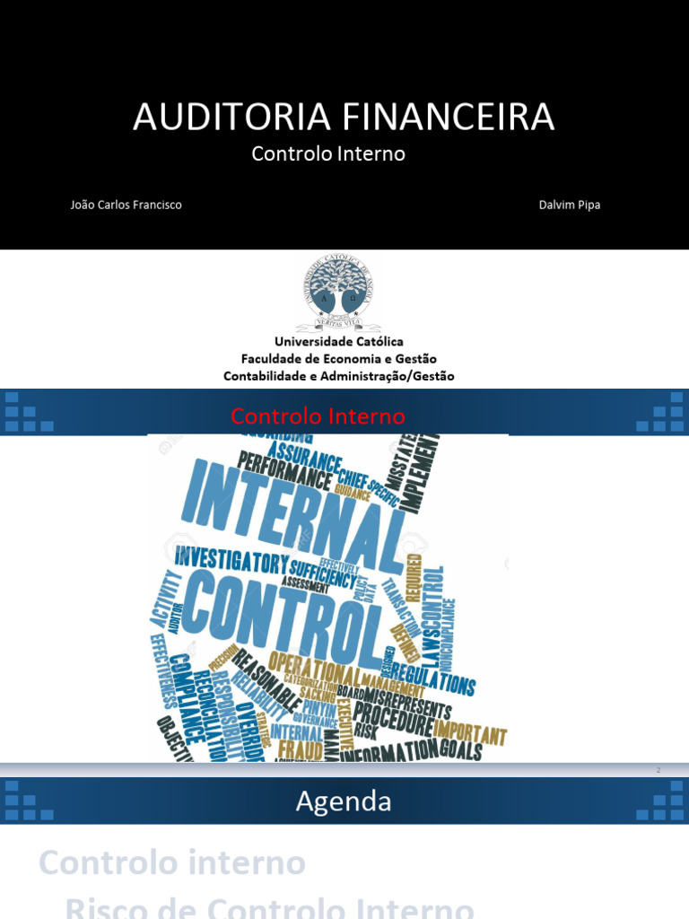 Auditoria Financeira: Controlo Interno | PDF | Contabilidade