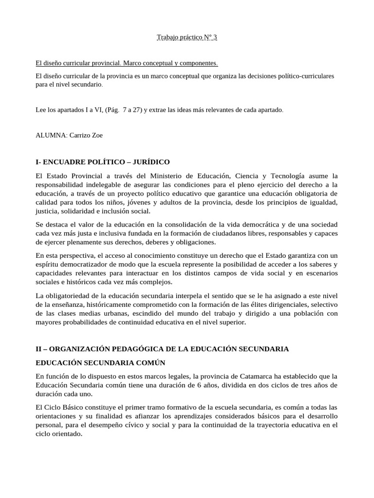 TP 4 Curriculum | PDF