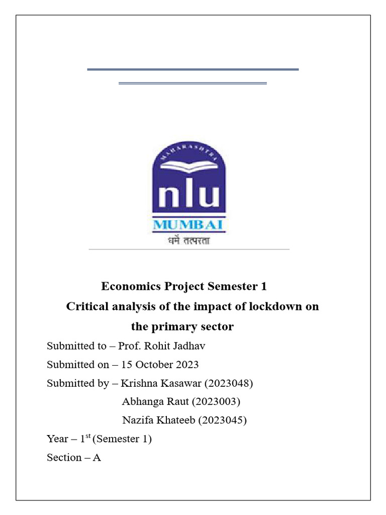 Eco - Project Final Draft | PDF