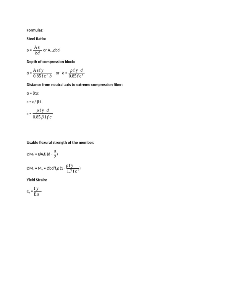SRB Analysis and Formulas Guide | PDF | Materials Science | Building ...