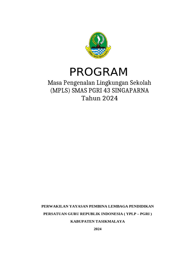 Panduan MPLS SMAS PGRI 43 24-25 | PDF