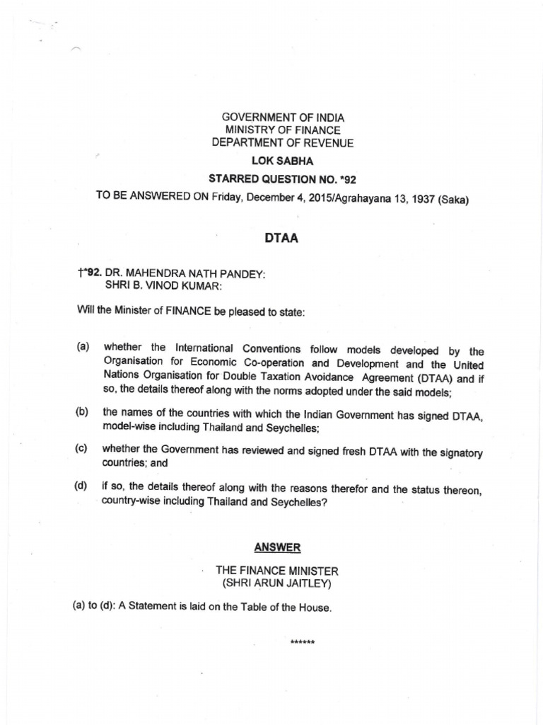 Loksabhaquestions Annex 6 AS92 | PDF