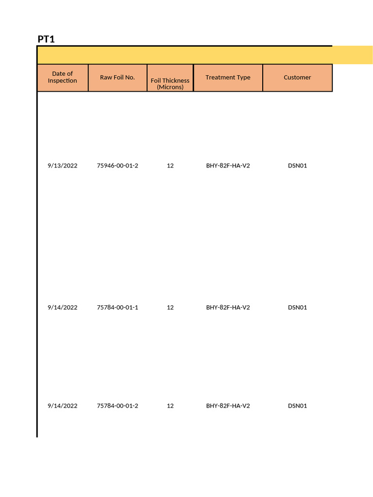 100% Particle Inspection Result | PDF