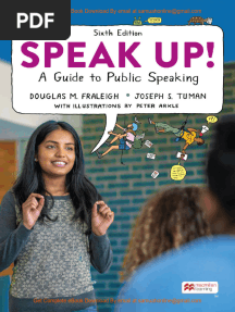Ebook (EPUB) Speak Up An Illustrated Guide To Public Speaking 6e Douglas Fraleigh, Joseph Tuman
