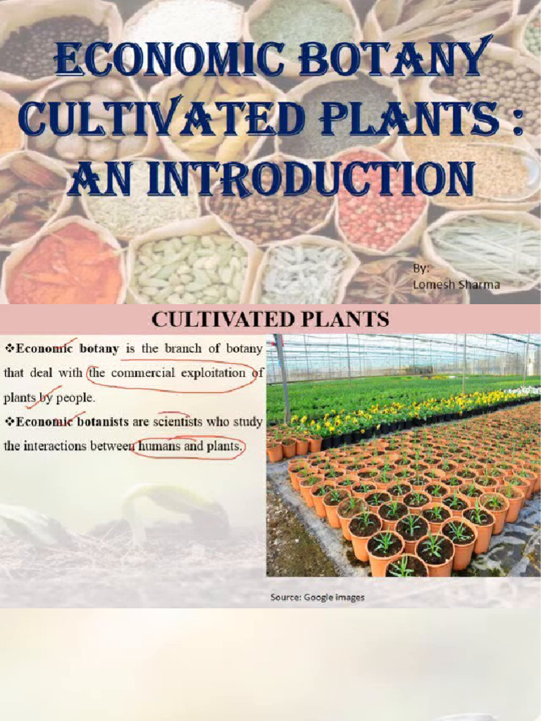 1 Botany and Biotechnology Introduction | PDF