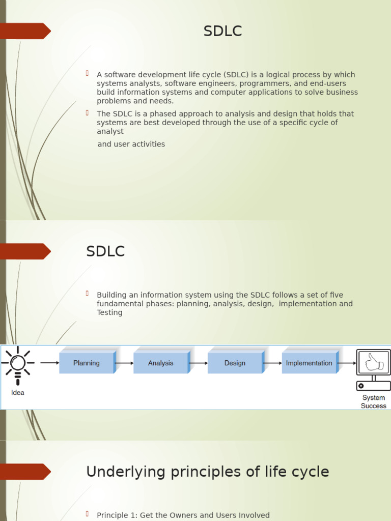 Understanding the Software Development Life Cycle | PDF | Net Present ...