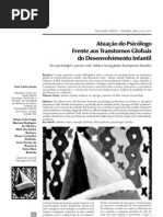 ATUAÇÃO DO PSICOLOGO FRENTE AOS TRANSTORNOS GLOBAIS DO DESENVOLVIMENTO