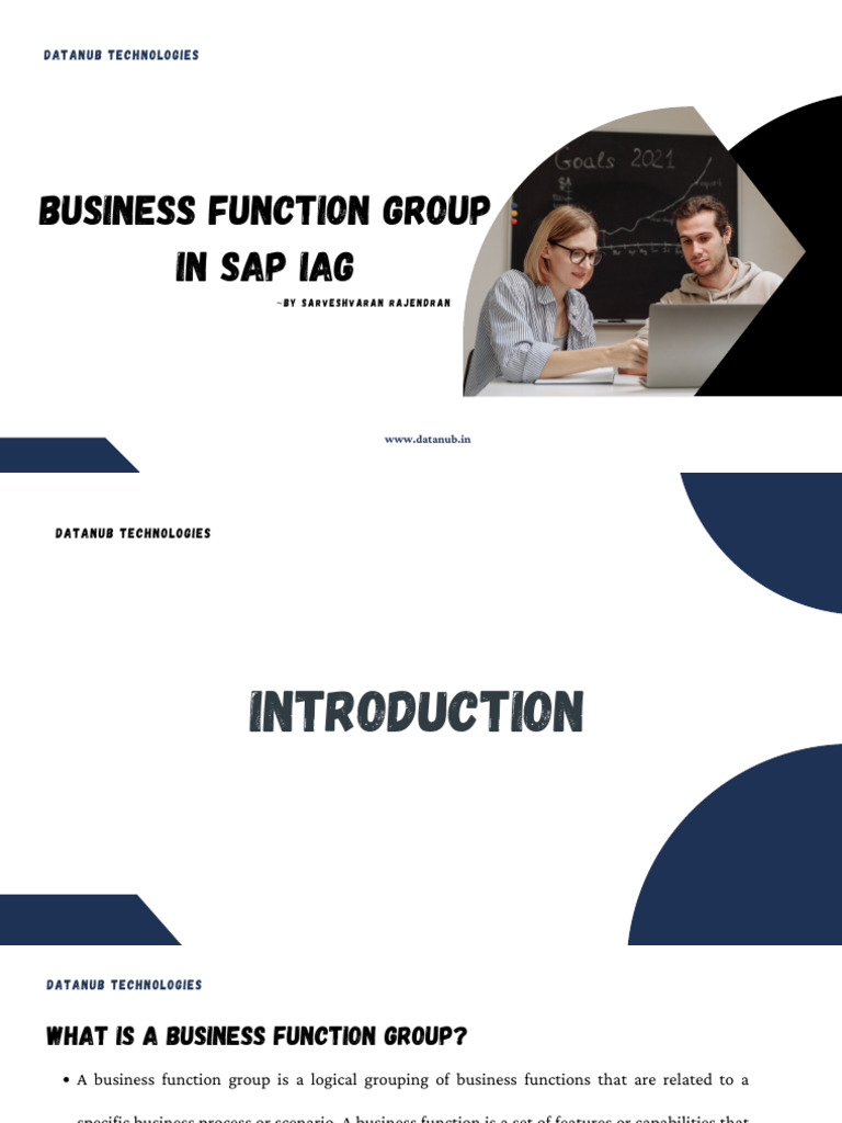 SAP Business Function Groups Explained | PDF | Computing | Business