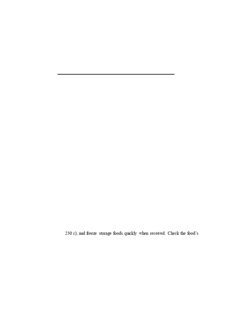 chapter 4 FOOD AND BEVERAGE COST CONTROL NOTES, PDF