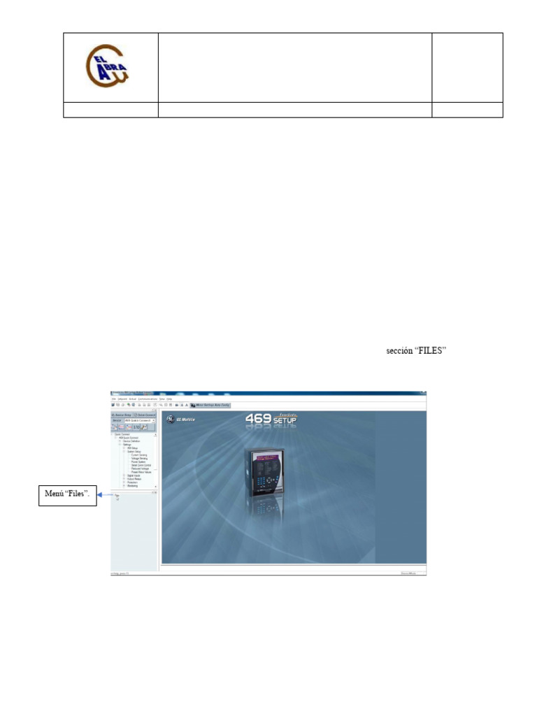 Instructivo Carga de Datos Multilin 469 (2305843009214363144) | PDF