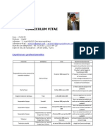 Curriculum Vitae Walid Chokri