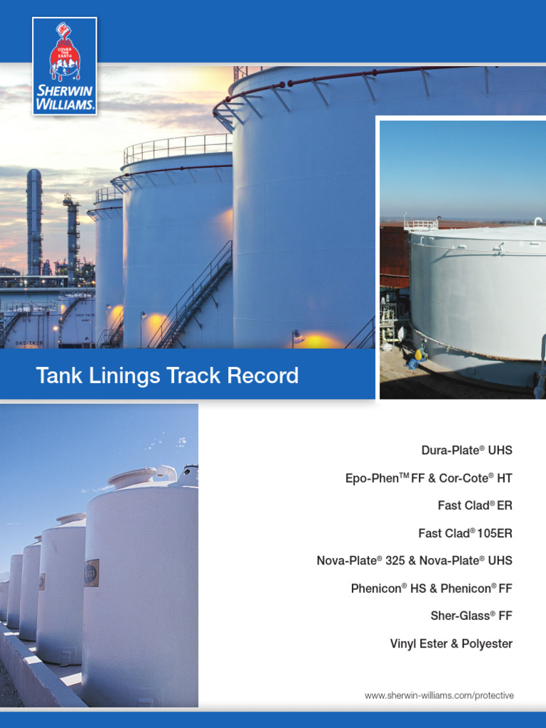 AD0256 - Tank Linings Track Record - Track Records - 031716 | PDF
