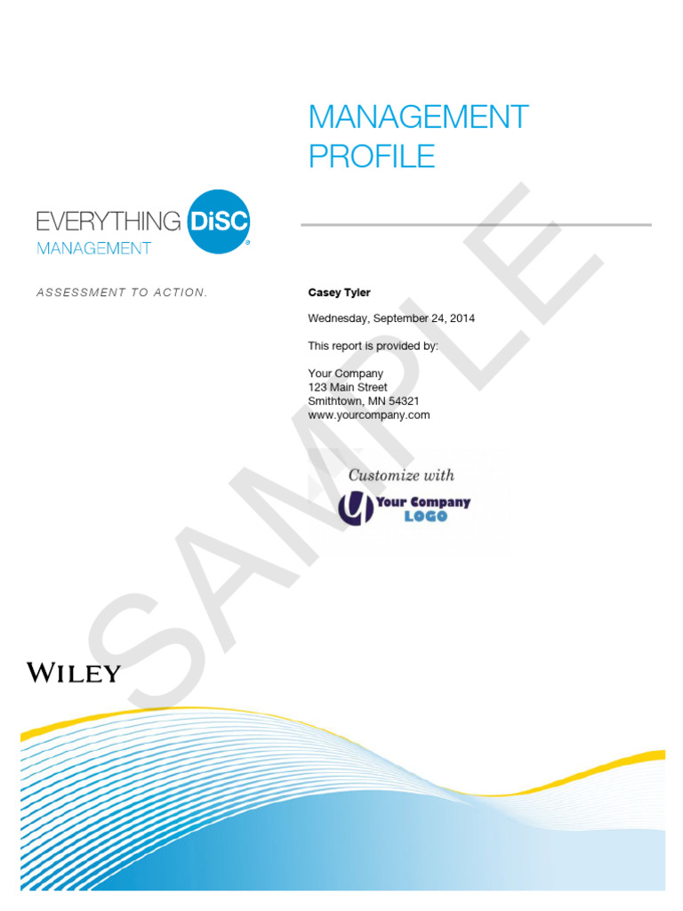 Sample Management Profile | PDF