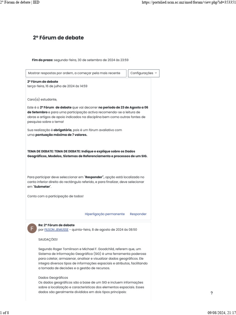 2° Fórum Sig | PDF