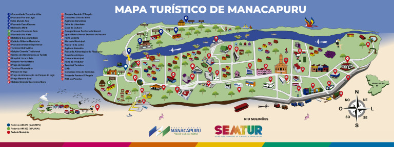 Mapa Turistico Manacapuru | PDF