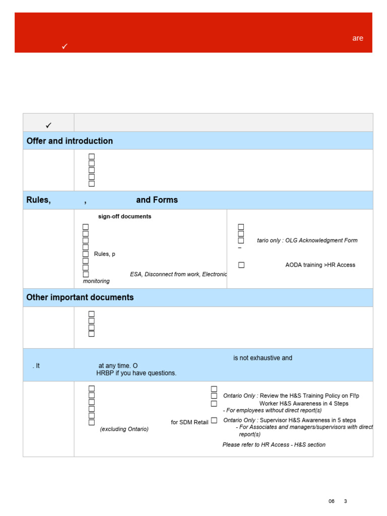 Orientation+Checklist+ +english June+2023+ | PDF