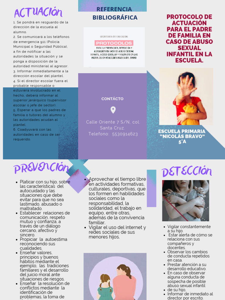 Protocolo de Actuación ante Abuso Infantil | PDF | Abuso sexual | Abuso ...